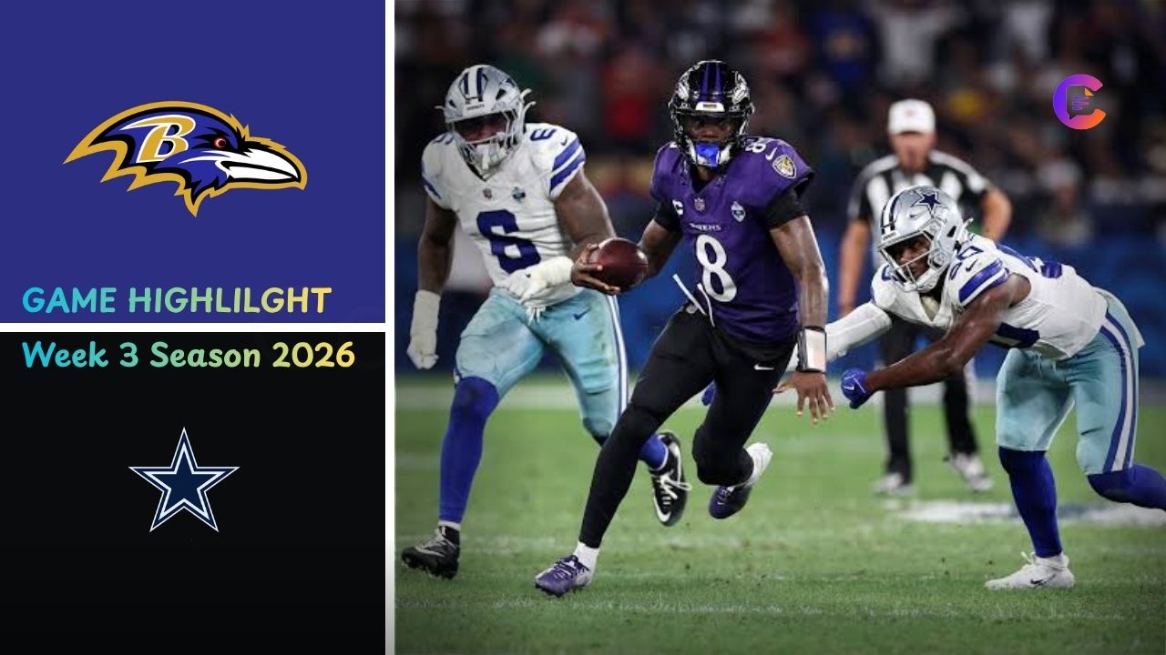 Baltimore Ravens vs Dallas Cowboys Match Player Stats