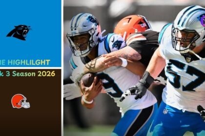 Carolina Panthers vs Cleveland Browns Match Player Stats