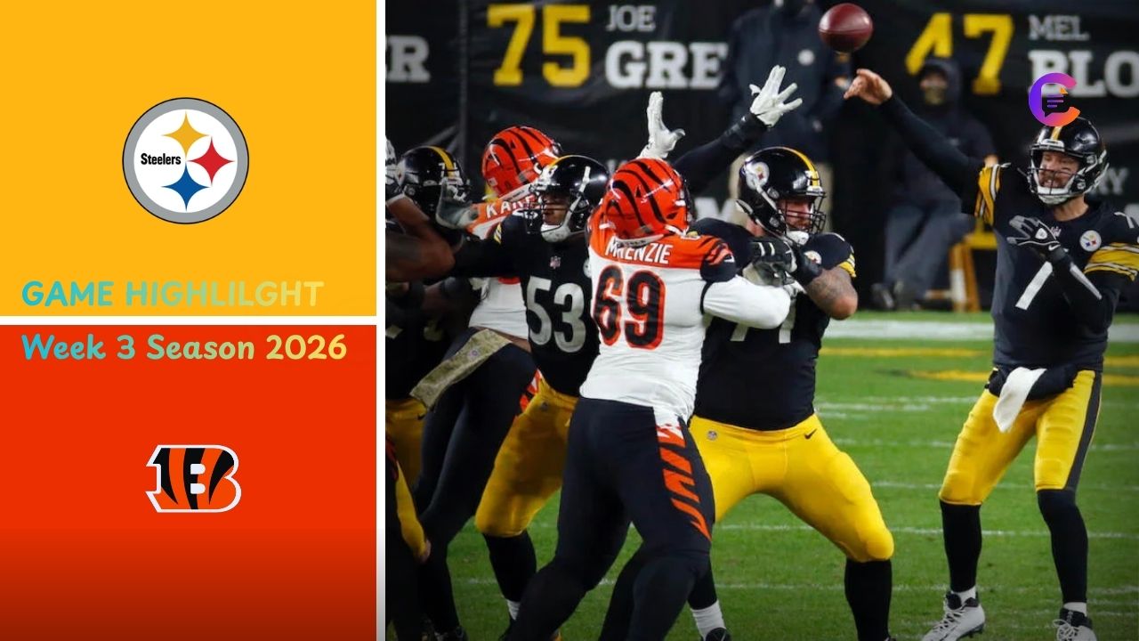 Cincinnati Bengals vs Pittsburgh Steelers Match Player Stats