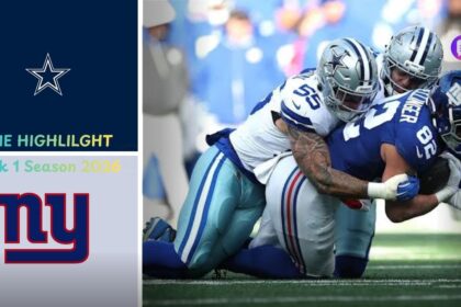 Dallas Cowboys vs New York Giants Match Player Stats