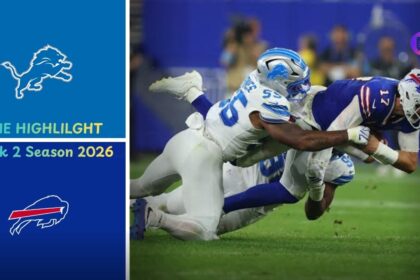 Detroit Lions vs Buffalo Bills Match Player Stats