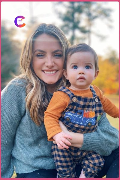Juliane Foxworthy With son