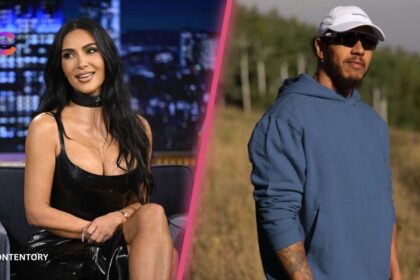 Kim Kardashian and Lewis Hamilton