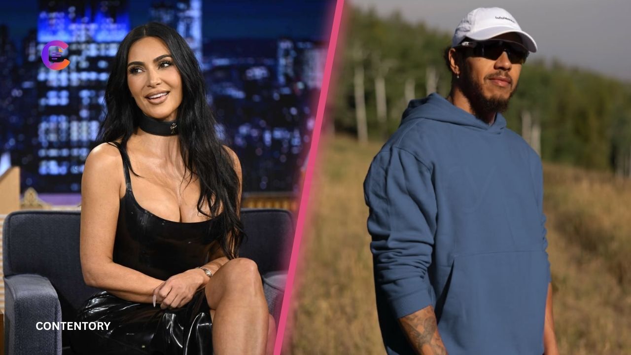 Kim Kardashian and Lewis Hamilton