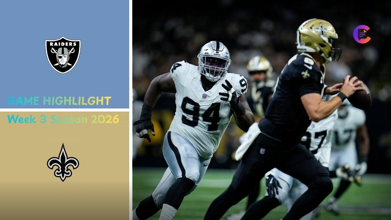 Las Vegas Raiders vs New Orleans Saints Match Player Stats