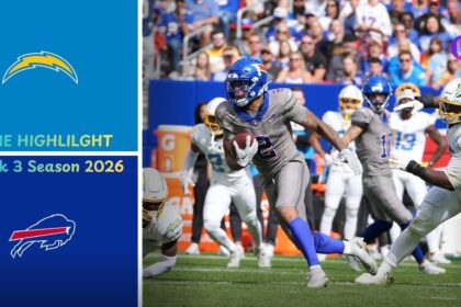 Los Angeles Chargers vs Buffalo Bills Match Player Stats