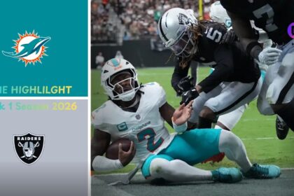 Miami Dolphins vs Las Vegas Raiders Match Player Stats