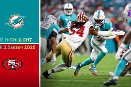 Miami Dolphins vs San Francisco 49ers Match Player Stats