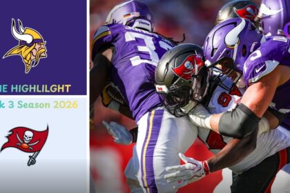 Minnesota Vikings vs Tampa Bay Buccaneers Match Player Stats