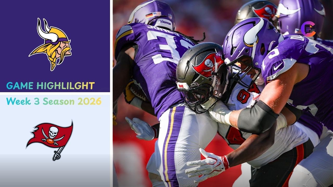 Minnesota Vikings vs Tampa Bay Buccaneers Match Player Stats