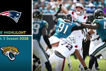 New England Patriots vs Jacksonville Jaguars Match Player Stats