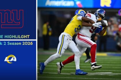 New York Giants vs Los Angeles Rams Match Player Stats