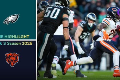 Philadelphia Eagles vs Chicago Bears Match Player Stats