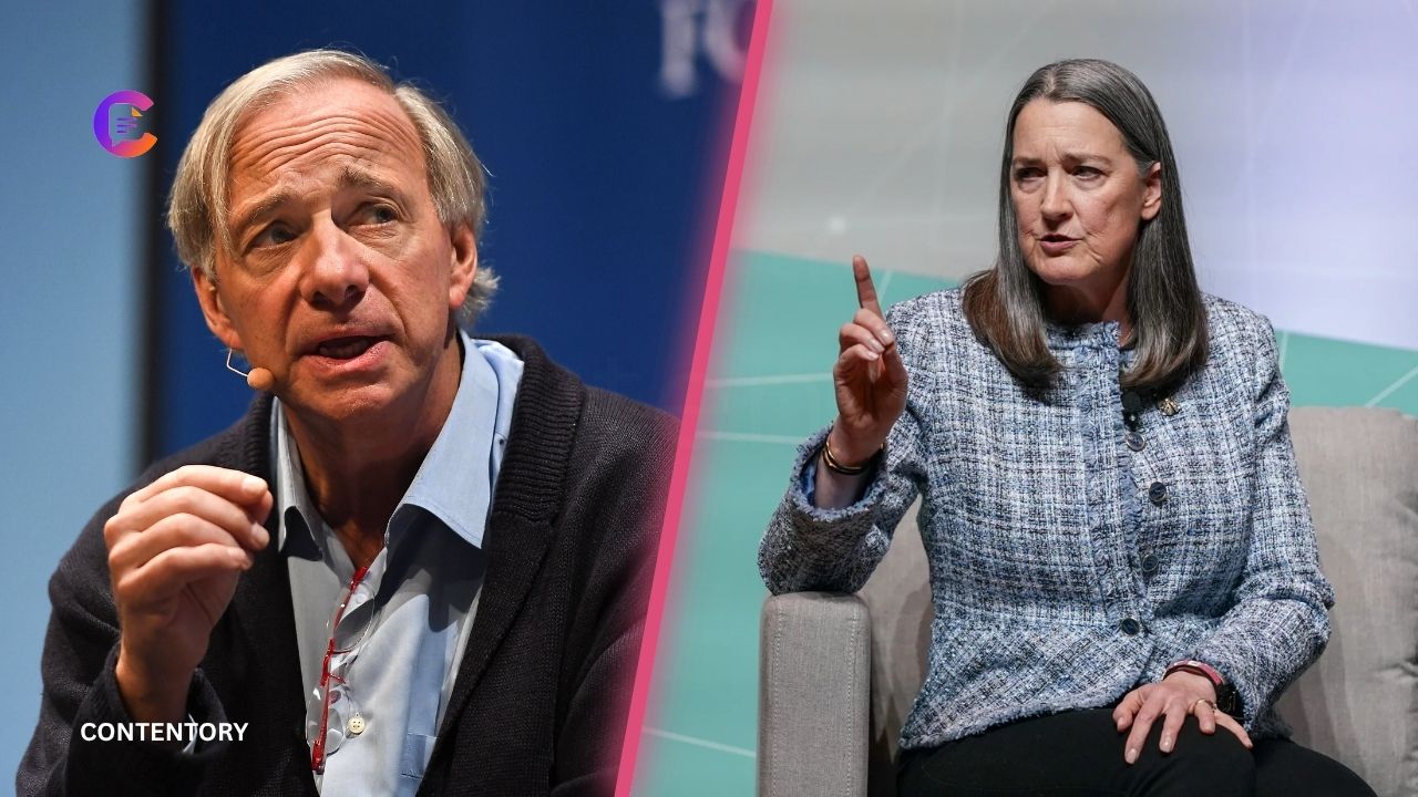 Ray Dalio and Patricia Poppe