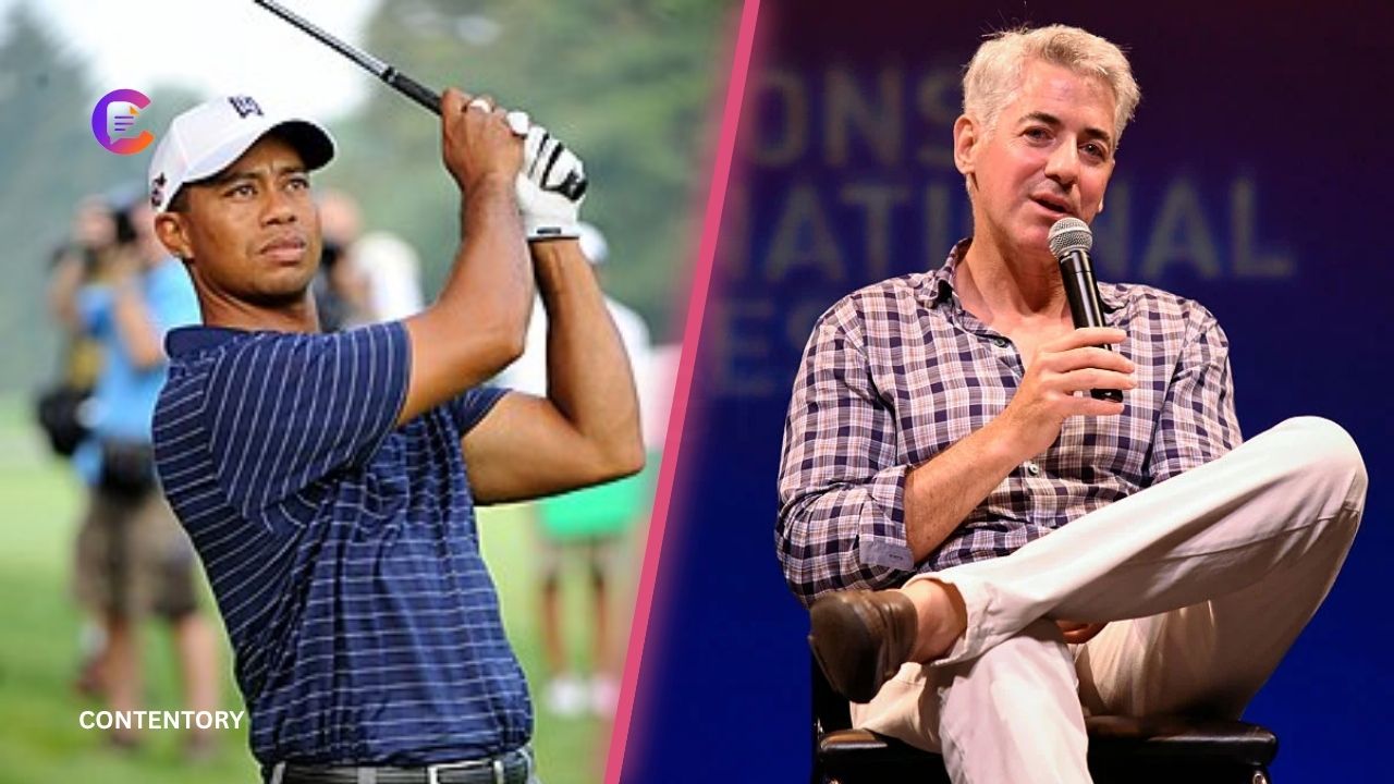 Tiger Woods and Bill Ackman