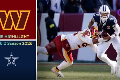 Washington Commanders vs Dallas Cowboys Match Player Stats