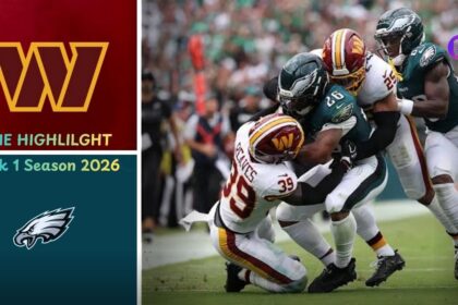 Washington Commanders vs Philadelphia Eagles Match Player Stats