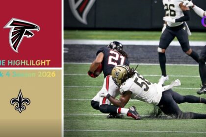 Atlanta Falcons vs New Orleans Saints Match Player Stats