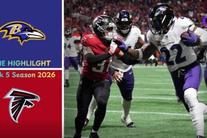 Baltimore Ravens vs Atlanta Falcons Match Player Stats
