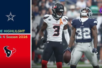 Dallas Cowboys vs Houston Texans Match Player Stats