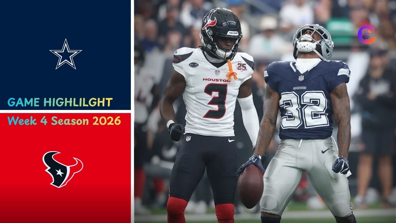 Dallas Cowboys vs Houston Texans Match Player Stats