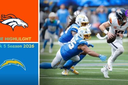 Denver Broncos vs Los Angeles Chargers Match Player Stats
