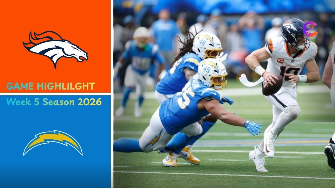 Denver Broncos vs Los Angeles Chargers Match Player Stats