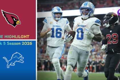 Detroit Lions vs Arizona Cardinals Match Player Stats