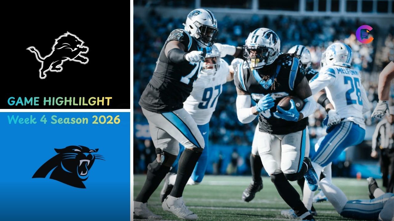 Detroit Lions vs Carolina Panthers Match Player Stats