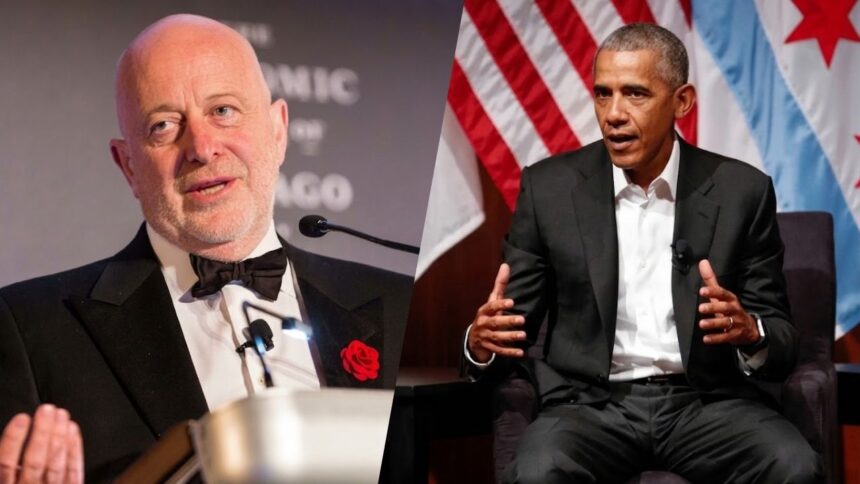 Dirk Van de Put and Barack Obama