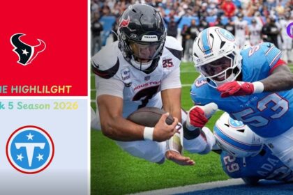 Houston Texans vs Tennessee Titans Match Player Stats