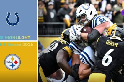 Indianapolis Colts vs Pittsburgh Steelers Match Player Stats