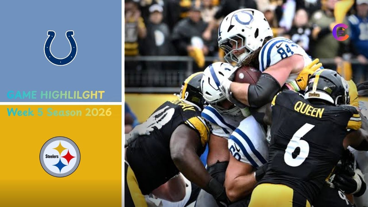 Indianapolis Colts vs Pittsburgh Steelers Match Player Stats