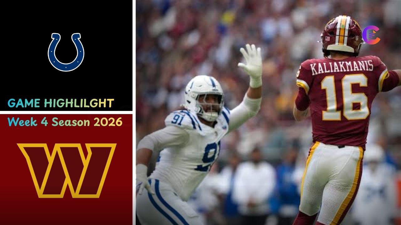Indianapolis Colts vs Washington Commanders Match Player Stats