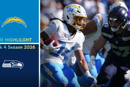 Los Angeles Chargers vs Seattle Seahawks Match Player Stats