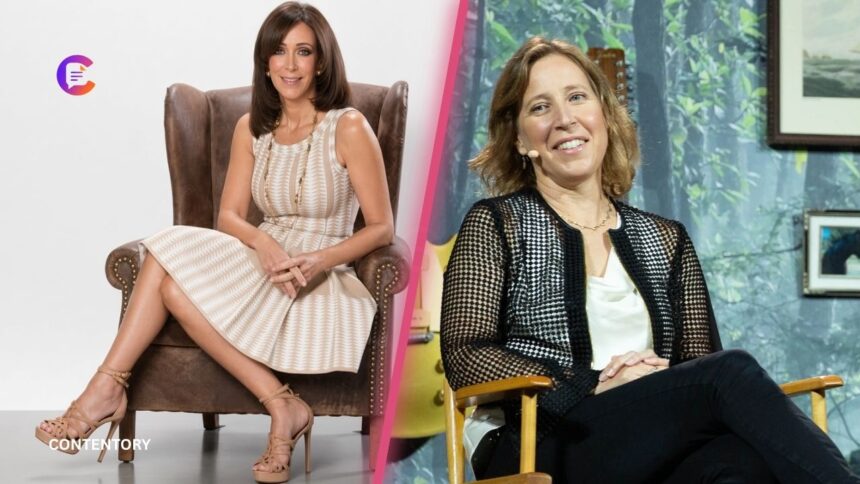 Maria Asuncion Aramburuzabala and Susan Wojcicki
