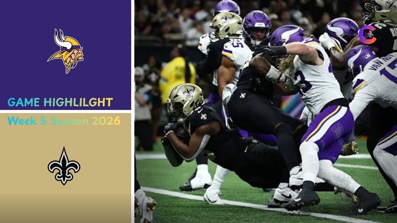 Minnesota Vikings vs New Orleans Saints Match Player Stats