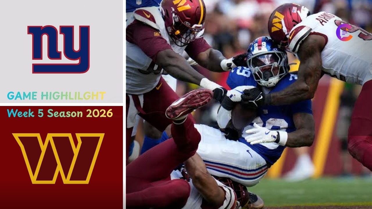 New York Giants vs Washington Commanders Match Player Stats