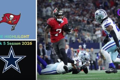 Tampa Bay Buccaneers vs Dallas Cowboys Match Player Stats