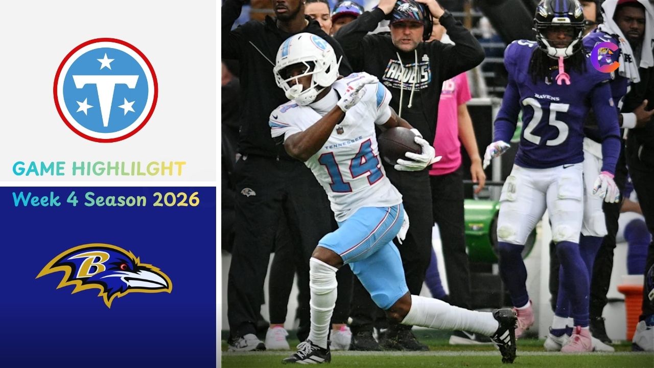 Tennessee Titans vs Baltimore Ravens Match Player Stats
