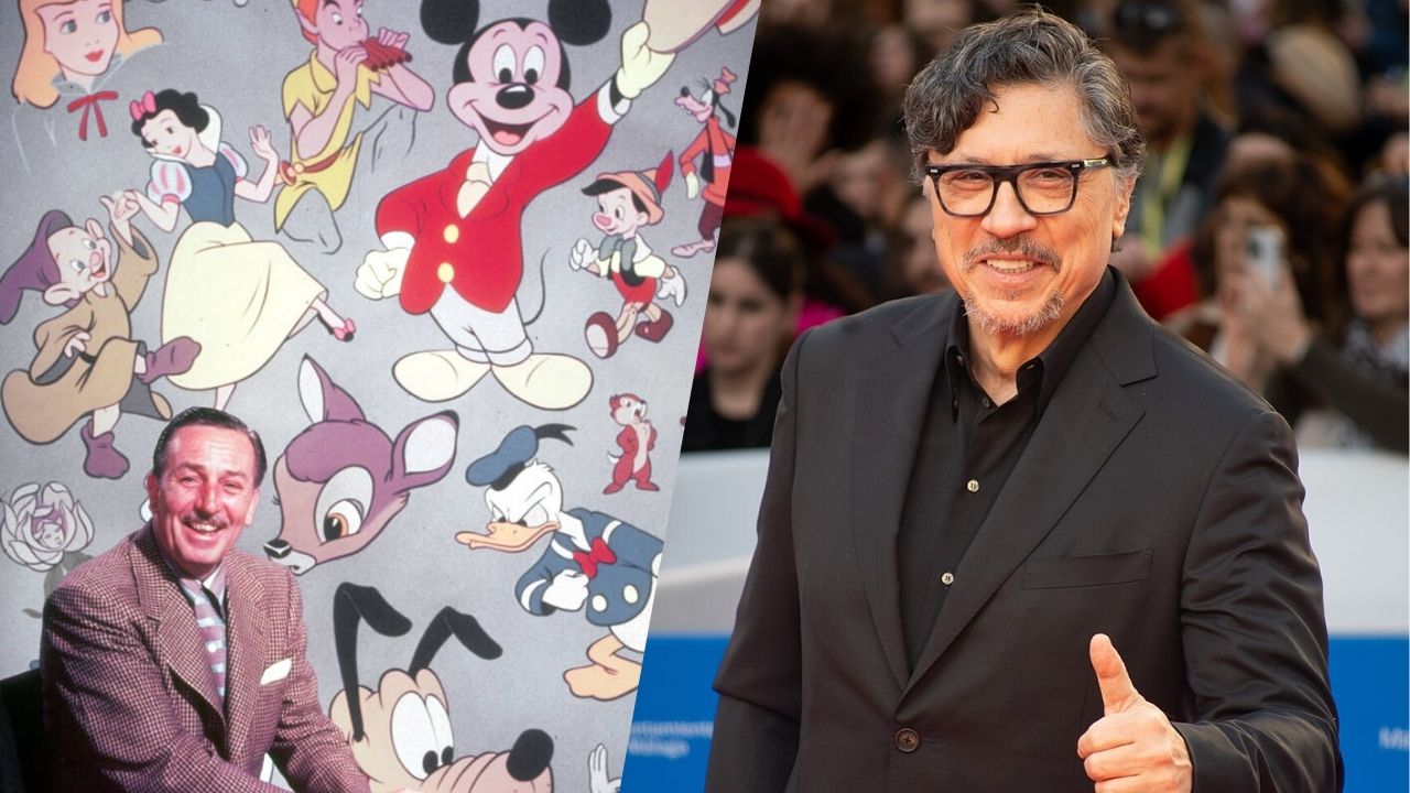 Walt Disney and Javier Bardem