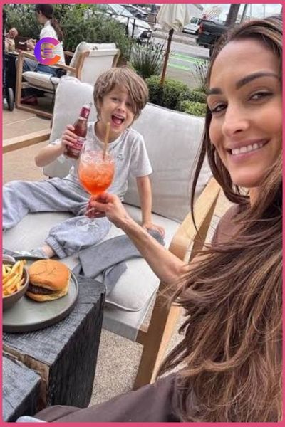 With Son